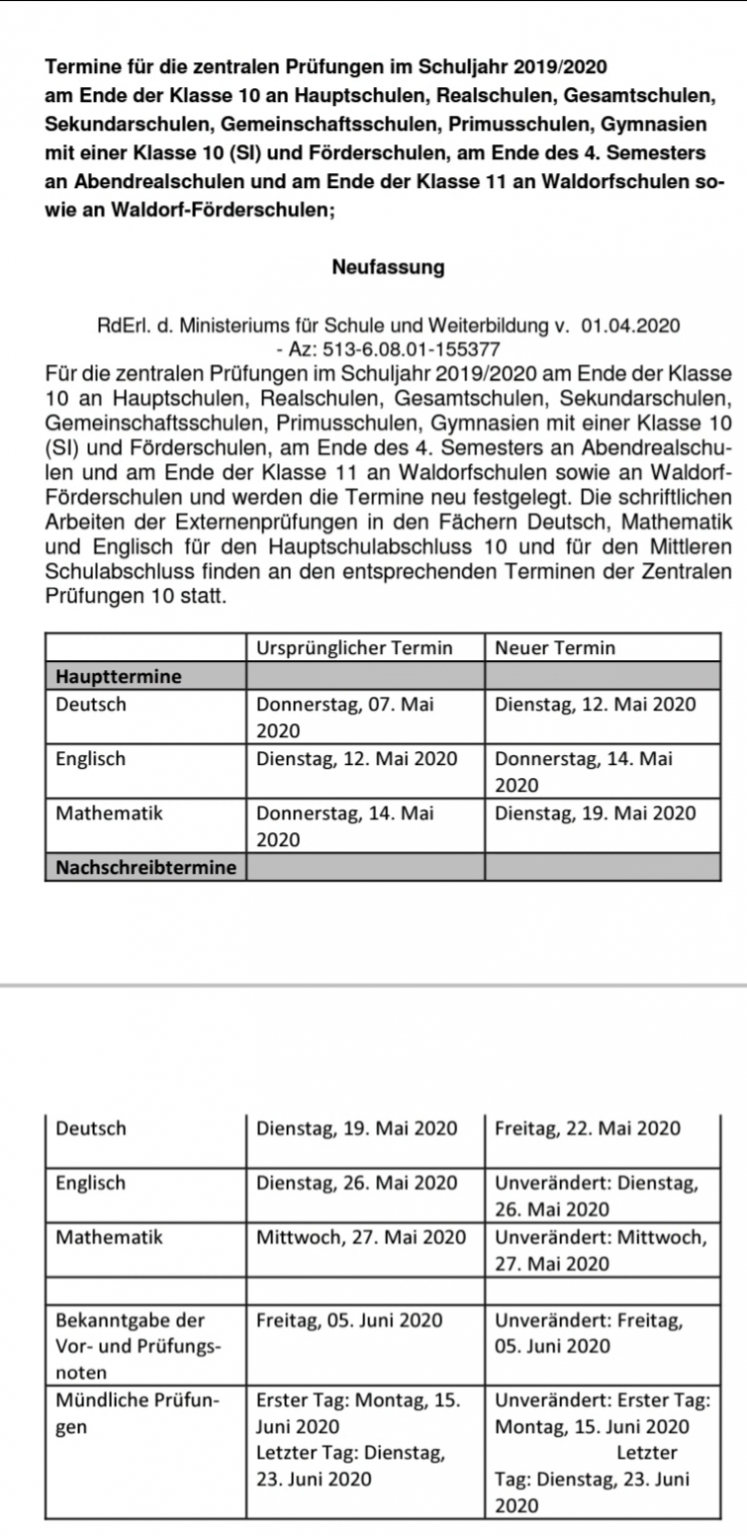 Termine für die ZP-10 – SekWa