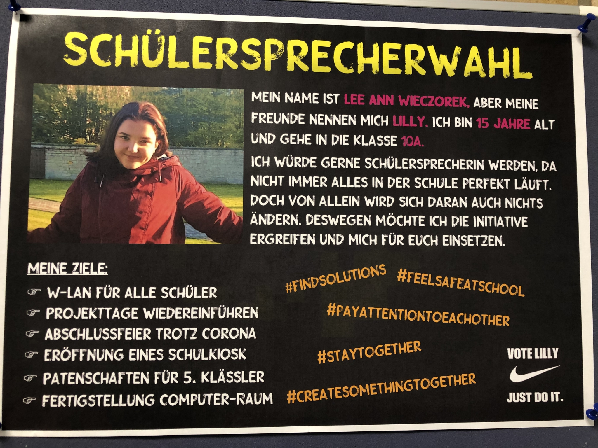Wahl zum Schülersprecher (03.11.2020) SekWa