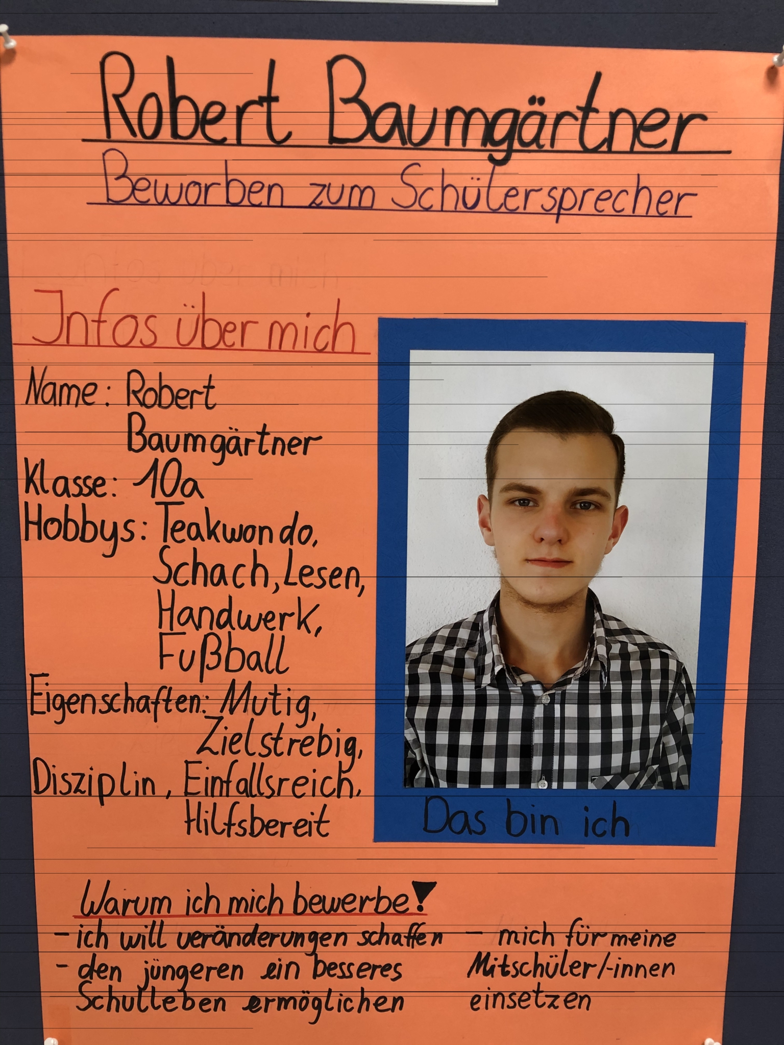 Wahl zum Schülersprecher (03.11.2020) SekWa